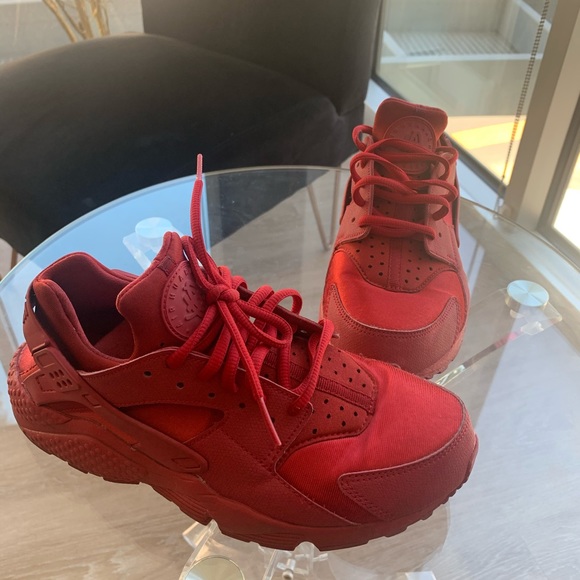 nike huarache rouge